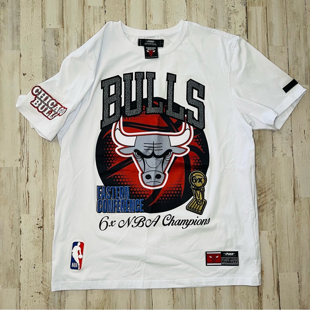 Chicago Bulls size large eastern conference 6X NBA champions RARE shirt NBA